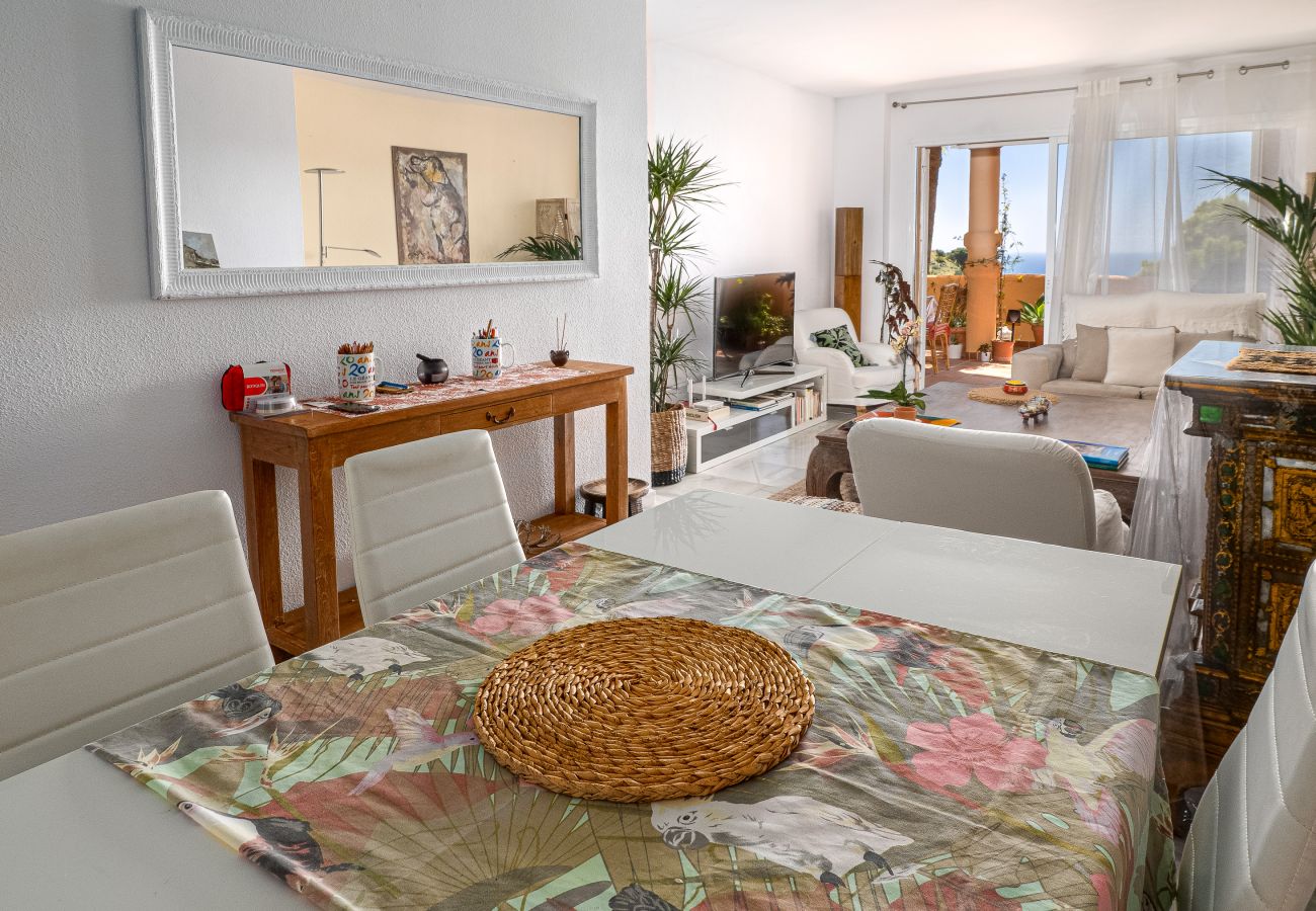 Apartamento en Mijas Costa - Hermoso apartamento de 2 dormitorios con vistas al mar - Mijas