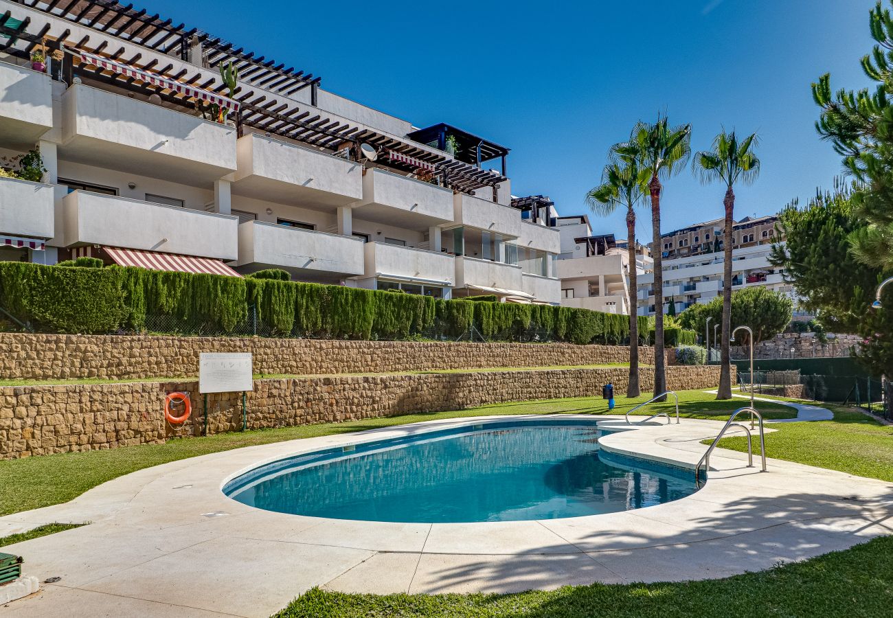 Apartamento en Mijas Costa - Riviera Park, terraza y piscina