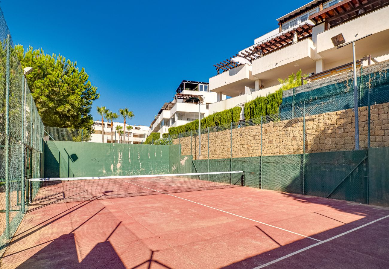 Apartamento en Mijas Costa - Riviera Park, terraza y piscina
