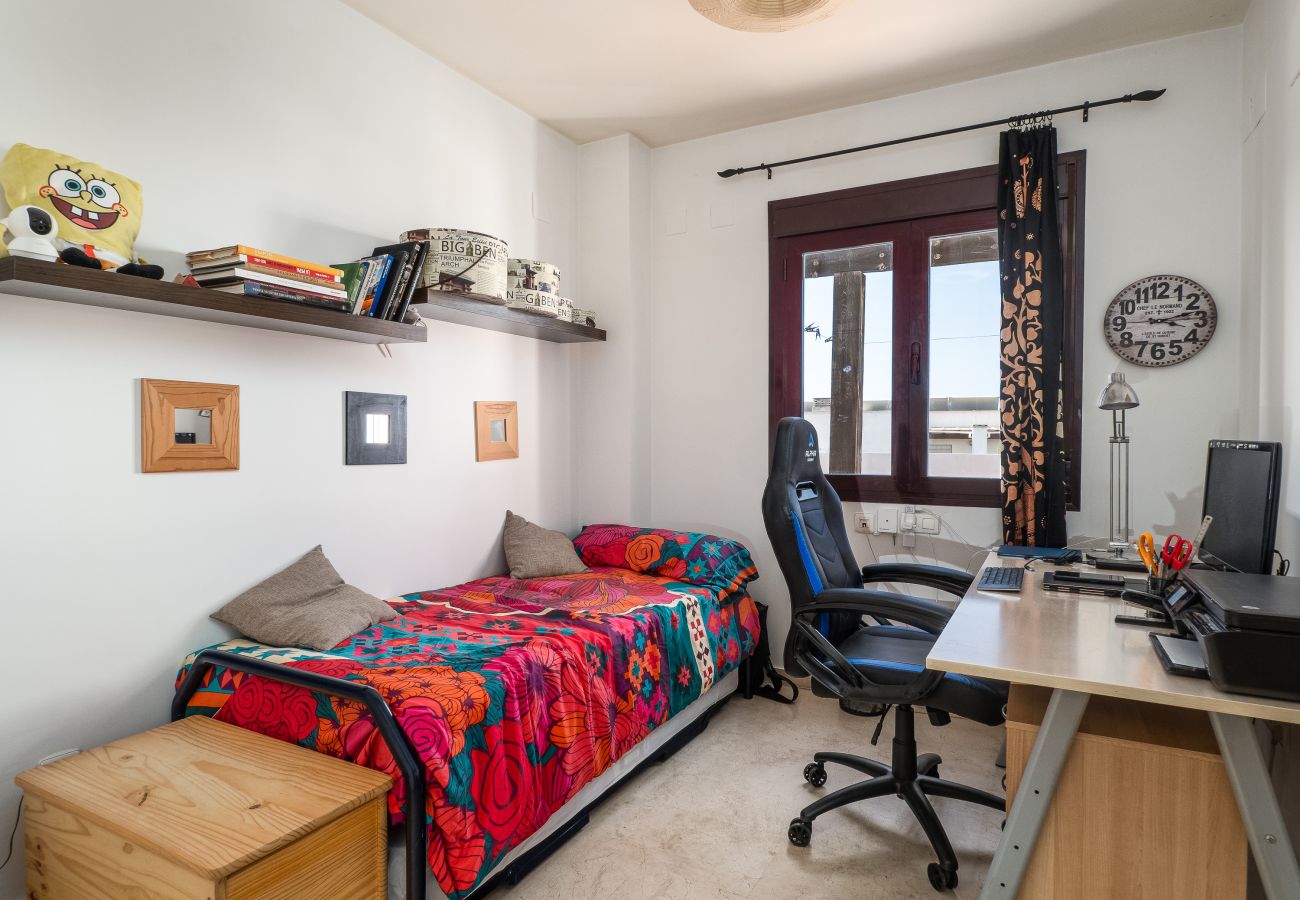 Apartamento en Mijas Costa - Riviera Park, terraza y piscina