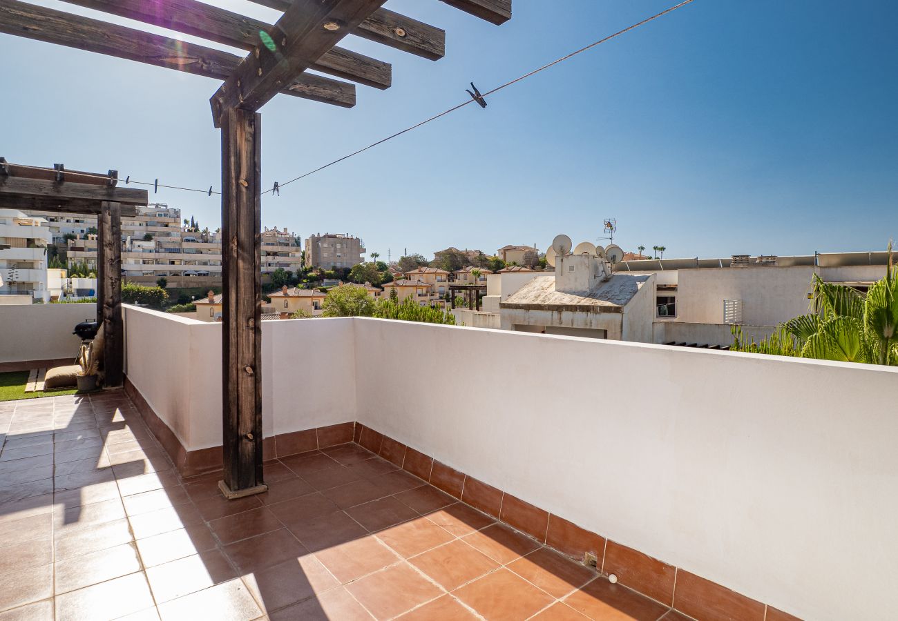 Apartamento en Mijas Costa - Riviera Park, terraza y piscina
