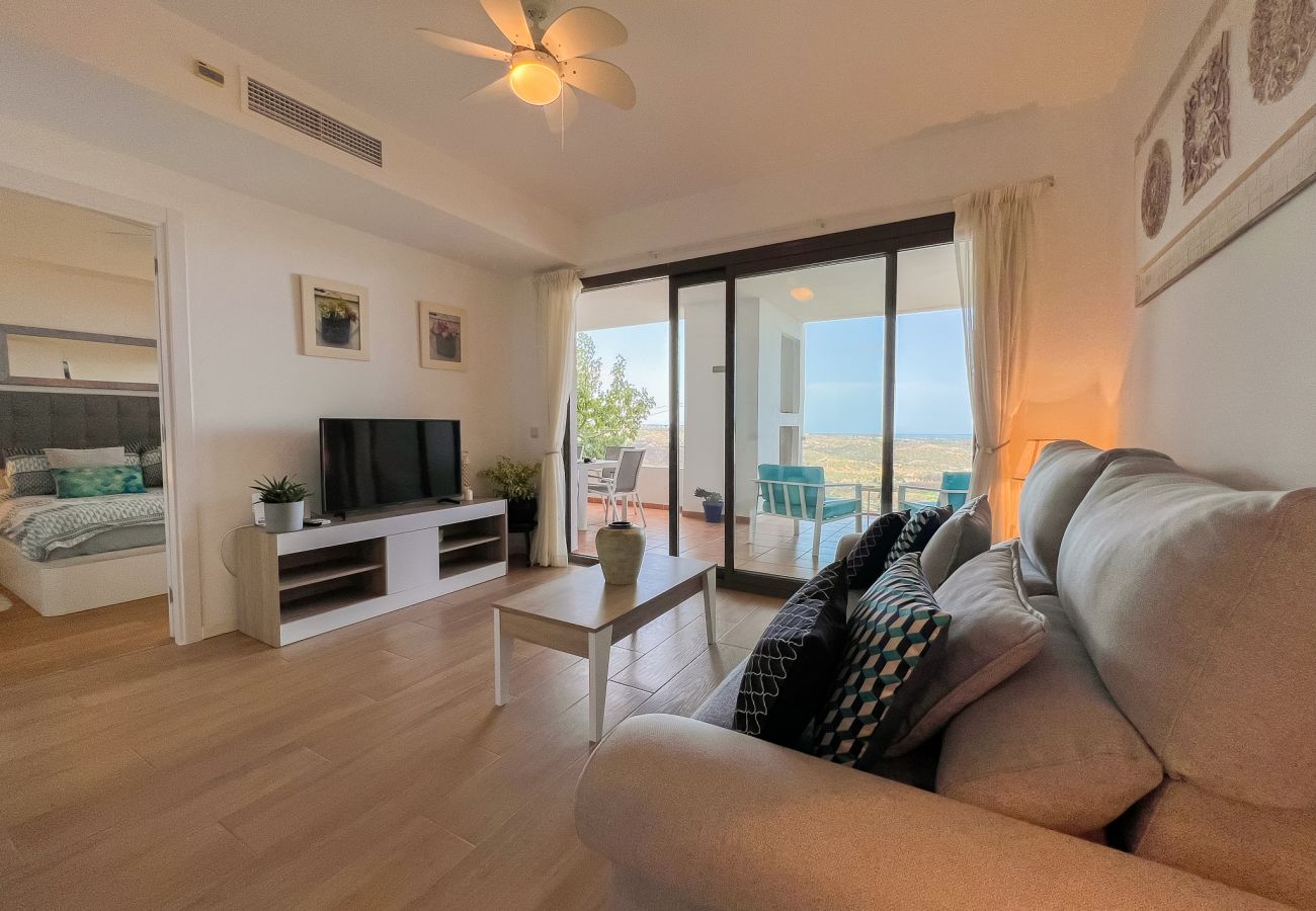 Apartamento en Mijas Costa - La Cala ,golf, pool and sea view