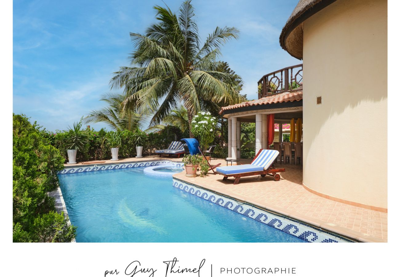 Villa en Saly - villa pieds dans l'eau en résidence