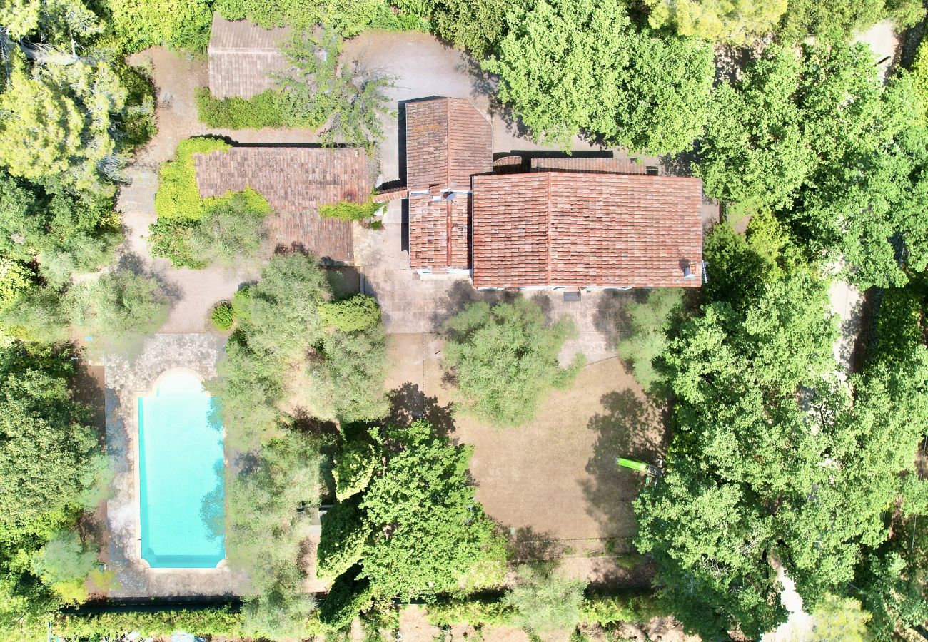 Stuga i Grasse - Le Mas des Oliviers, piscine privée
